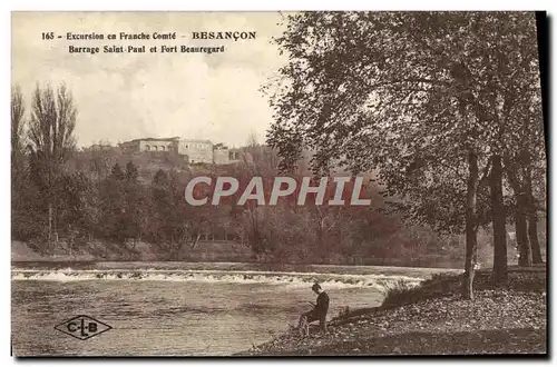 Cartes postales Besancon Barrage Saint Paul Et Fort Beauregard