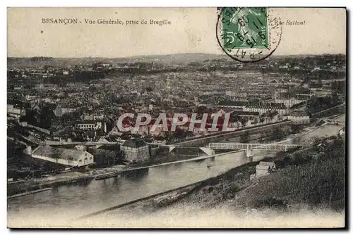 Cartes postales Besancon Vue Generale Prise De Bregille
