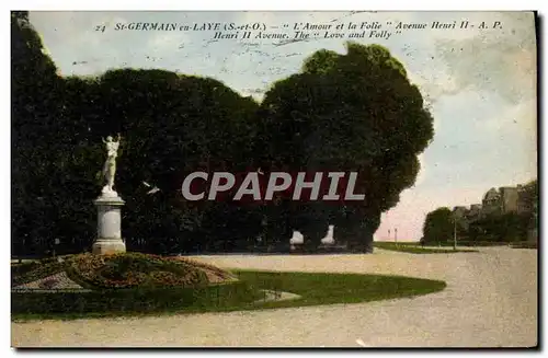 Cartes postales St Germain En Laye L'amour et la folie Avenue Henri II