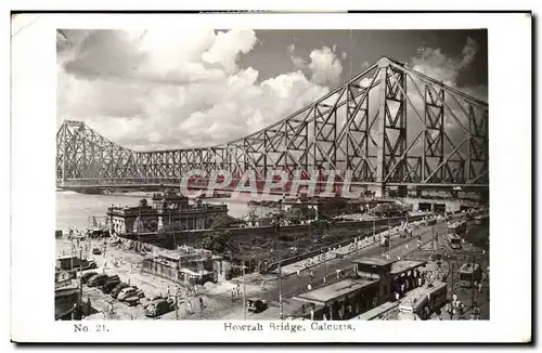 Cartes postales moderne Howrah Bridge Calcutta