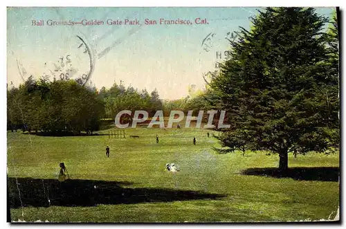 Cartes postales Ball Grounds Golden Gate Park San Francisco Cal