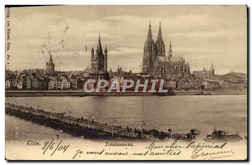 Cartes postales Totalansicht Koln