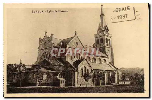 Cartes postales Evreux Eglise de Navarre