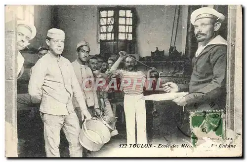 Ansichtskarte AK Bateau de guerre Toulon Ecole des mecaniciens La Cuisine