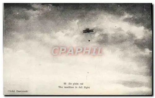 Cartes postales Avion Aviation En plein vol Wilbur Wright