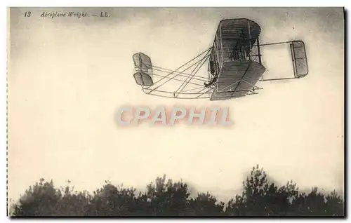 Ansichtskarte AK Avion Aviation Aeroplane Wright