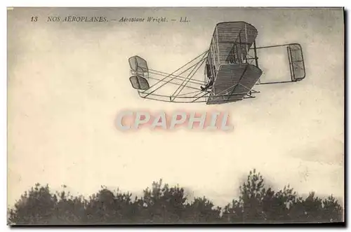 Ansichtskarte AK Avion Aviation Aeroplane Wright