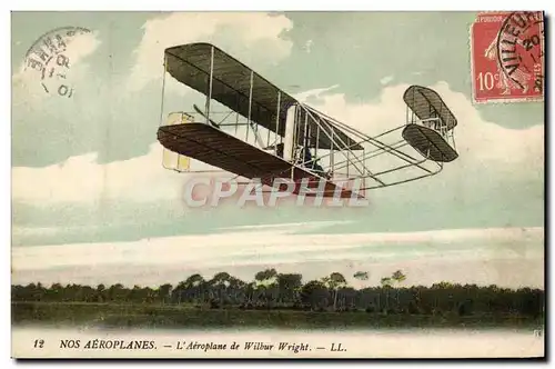 Cartes postales Avion Aviation Aeroplane Wilbur Wright