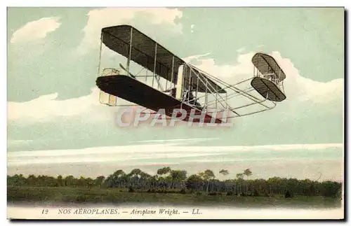 Ansichtskarte AK Avion Aviation Aeroplane Wright