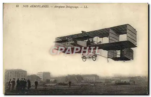 Cartes postales Avion Aviation Aeroplane Delagrange