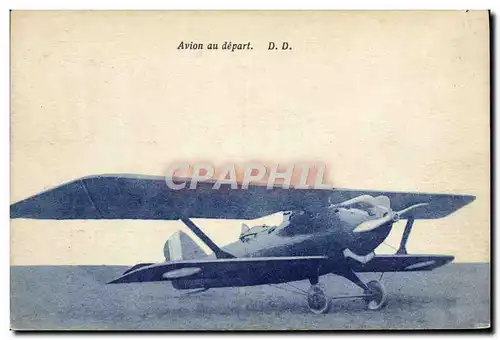 Cartes postales Avion Aviation Avion au depart