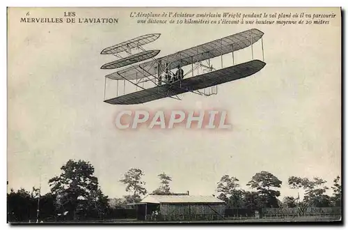 Ansichtskarte AK Avion Aviation Aeroplane de Wilbur Wright pendant le vol plane