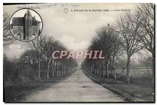 Cartes postales Automobile Circuit de la Sarthe 1906 Avant Bouloire