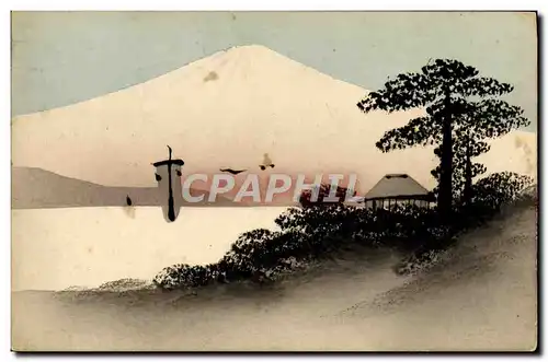 Cartes postales Japon Nippon Volcan