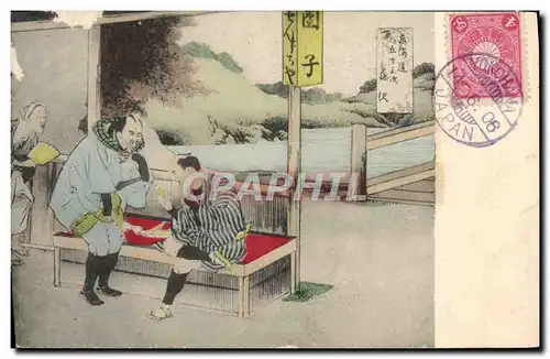 Cartes postales Japon Nippon Hommes Folklore