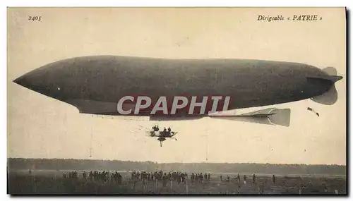 Cartes postales Avion Aviation Zeppelin Dirigeable Patrie