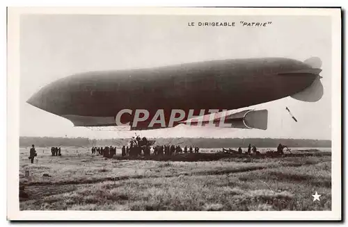 Ansichtskarte AK Avion Aviation Zeppelin Dirigeable Patrie