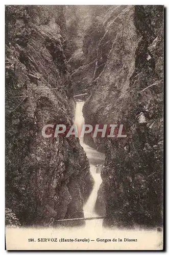 Cartes postales Servoz Gorges De La Diosaz