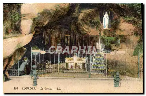 Cartes postales Lourdes La Grotte