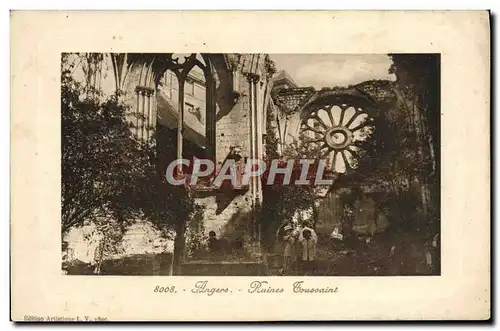 Cartes postales Angers Ruines Toussaint