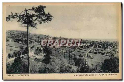 Cartes postales Mortain Vue Generale Prise De ND la Blanche