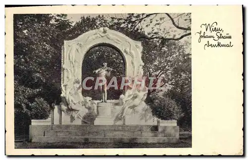 Cartes postales Wien Johann Strauss denkmal