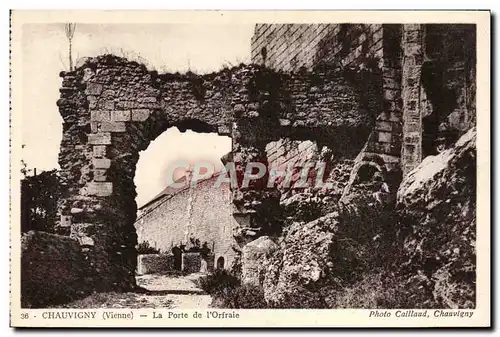 Cartes postales Chauvigny La Porte De L'Orfraie