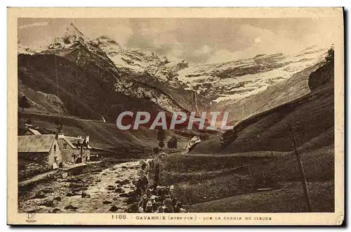 Cartes postales Gavarnie Sur le chemin du cirque