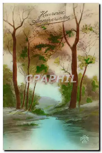 Cartes postales Fantaisie Heureux anniversaire