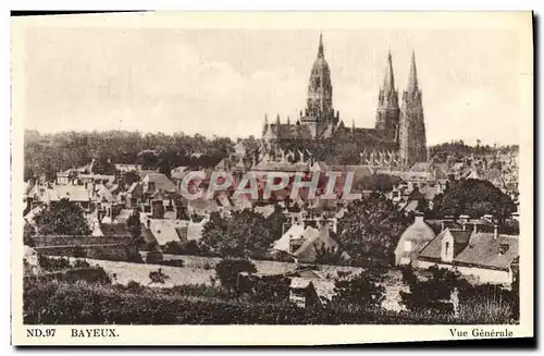 Cartes postales Bayeux Vue Generale