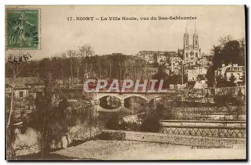 Cartes postales Niort La Ville Haute Vue Du Bas Sablonnier