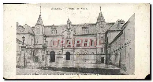 Cartes postales Melun L&#39Hotel De Ville