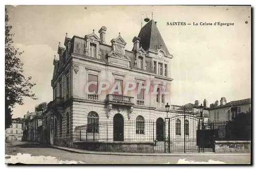 Ansichtskarte AK Saintes La Caisse D&#39Epargne