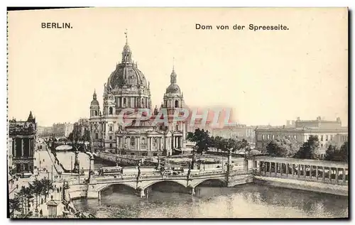 Cartes postales Berlin Dom Von Der Spreeseite