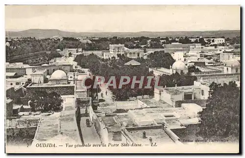 Cartes postales Oudjda Vue Generale Vers La Porte Sidi Aissa