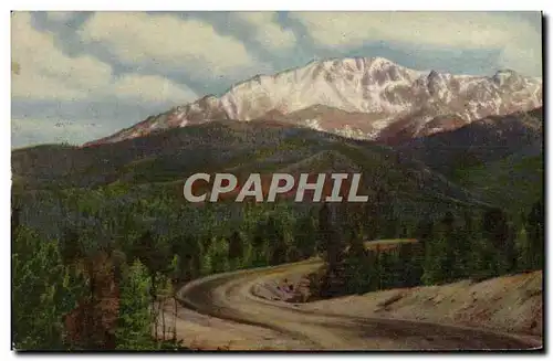 Cartes postales The Pikes Peak Auto Highway Pikes Peak Region Colorado