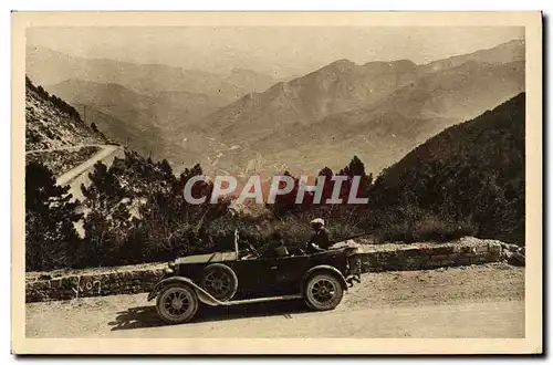 Cartes postales Automobile Route de Nice a Sospel