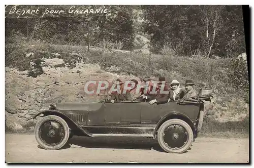 Cartes postales Automobile Depart pour Gavarnie