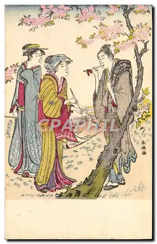 Cartes postales Japon Nippon Femmes Folklore