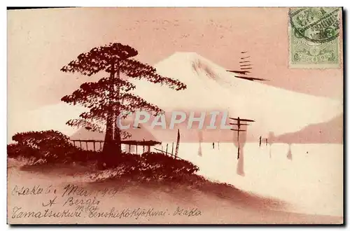 Ansichtskarte AK Japon Nippon Volcan Tamatsukuri