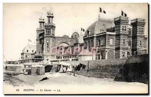 Cartes postales Dieppe Le casino