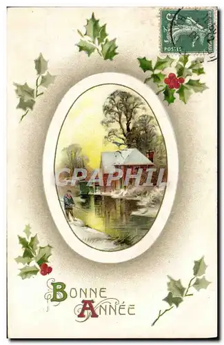 Cartes postales Fantaisie Bonne annee