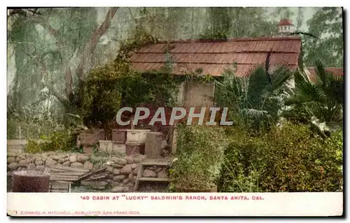 Cartes postales Cabin at lucky Baldwin&#39s ranch Santa anita