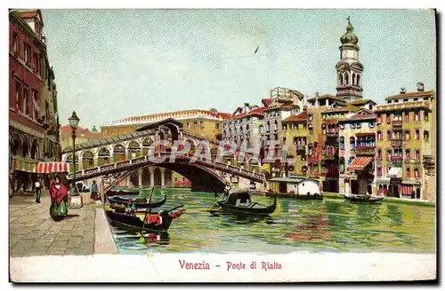 Cartes postales Venezia Ponte di Rialto