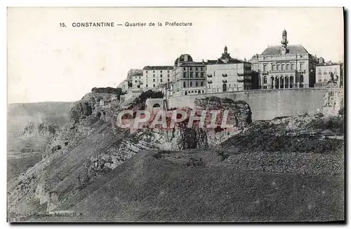 Cartes postales Constantine Quartier de la Prefecture