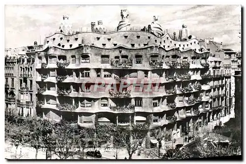 Cartes postales moderne Casa Mila y Camps Barcelona