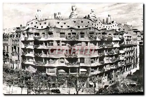 Moderne Karte Casa Mila y Camps Barcelona