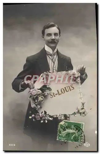 Cartes postales Fantaisie Homme St Louis