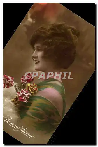 Cartes postales Bonne Annee Femme