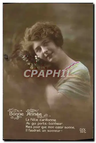 Cartes postales Bonne Annee Femme